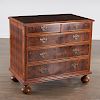 Nice William & Mary oyster veneered chest