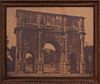 19TH CENTURY SCHOOL: THE ARCH OF CONSTANTINE: TWO VIEWS