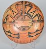 Hopi Katsina Face Pottery Plate