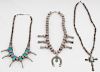 Navajo and Southwestern Silver and Turquoise Necklaces