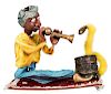 Vintage Hindu Snake Charmer Marionette, with Performance Costume.