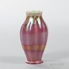 Tiffany Pink Favrile Decorated Vase