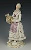 Nymphenburg figurine "Lady with Cage"