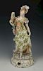 Dresden Volkstedt figurine "Lady with Fan"