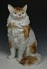 Large 13" Potschappel Carl Thieme figurine "Sitting Cat"