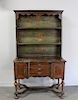 Antique William and Mary Step Back Cabinet.