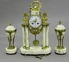 Japy Freres Empire French Clock & Garnitures