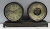 A Hardy & Hayes Chelsea Ships Clock & Barometer
