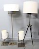 Lot of Four Contemporary Lamps To Inc.