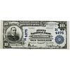 1914 FIRST NATIONAL BANK OF MANITOWOC $10 NOTE