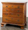 Chippendale maple chest of drawers