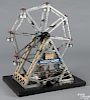Meccano motorized Ferris wheel