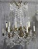 Antique and Quality Bronze 12 Arm Chandelier