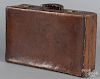 Leather briefcase, ca. 1900