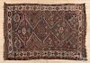 Caucasian carpet, early 20th c., 6' x 4'.