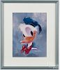 Two Eric Robison signed prints of Donald Duck