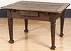 Continental oak tavern table, late 18th c.
