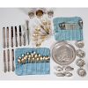Assorted Sterling Flatware, Pieta Plate and Other Items
