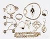 Collection of antique jewelry