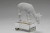 Lalique Crystal Deer Figurine or Paperweight