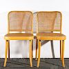 Original Stendig Thonet Bentwood Cane Chairs, Pair