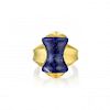 Ilias Lalaounis Sodalite and Gold Ring