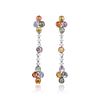 Zydo Multi-Colored Gemstone Drop Earrings