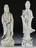 Pair of Chinese Porcelain Blanc de Chine Figures