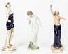 3 Art Deco Porcelain Figures