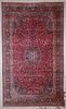 Semi-Antique Kashan Rug: 11'4'' x 15'10''