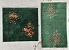 2 Old Chinese Art Deco Small Rugs