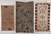 3 Antique Chinese Small Rugs