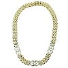 Vintage Ladies 14 Karat Diamond Necklace,