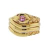 18k Gold Ruby Snake Wrap Ring
