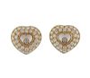 Chopard Happy Diamonds 18K Gold Diamond Heart Earrings