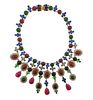 Christian Dior Multi Color Costume Necklace