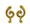 Angela Cummings 18k Gold Swirl Earrings