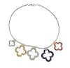 Mouawad by Heidi Klum 18k Gold Diamond Sapphire Necklace