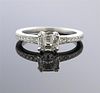 GIA 0.80ct Diamond 18k Gold Engagement Ring