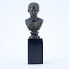 Vintage Bronze Bust Of Napoleon On Marble Base. Unsigned. Good condition.