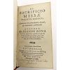 17th Century Book - "De Sacrificio Missae Tractatus Asceticus"  Giovanni Bona. IN-16. Published 1668 -  Lud. Billaine. Rothom
