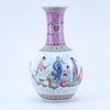 Large Chinese Famille Rose Republic Period Porcelain Vase.
