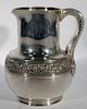 Tiffany & Co. sterling silver pitcher marked Tiffany & Co. Makers. 34.1 troy ounces, ht. 8 1/4in.