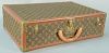 Vintage Louis Vuitton suitcase with inside label, #879893 (very clean condition). 16 1/2" x 23 1/2" x 7"
