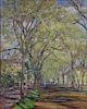 Felicie Waldo Howell (1897-1968), oil on canvas, "Spring Chestnut St. Salem" Massachusetts, signed and dated lower right: Fel