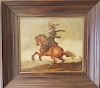 Old Master Dutch Painting Cavalier & Horse