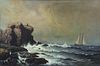 DE HAAS, Mauritz F. H. Oil on Canvas. Seaside