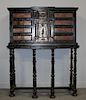 Antique Continental Tabernacle Cabinet on Stand.