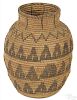 Apache Native American Indian coiled basketry olla