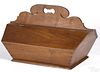 Pennsylvania dovetailed walnut utensil box, 19th c